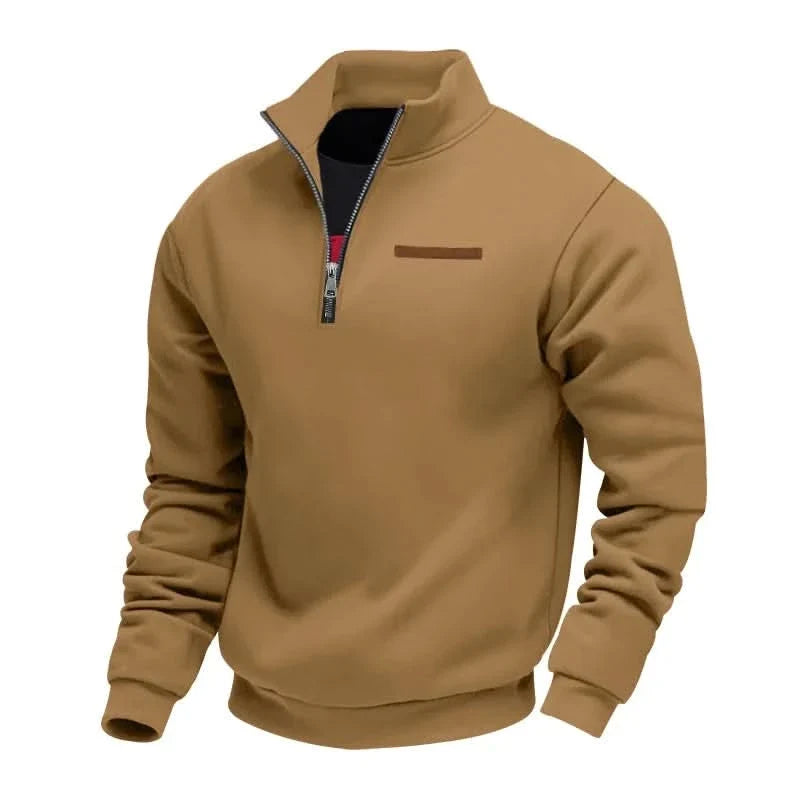 Kevin fleece sweatshirt - full look