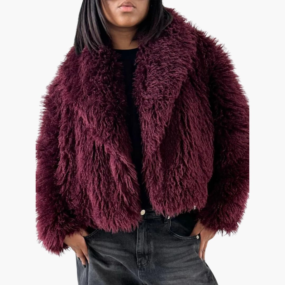 Kimberly cropped lapel jacket - side view