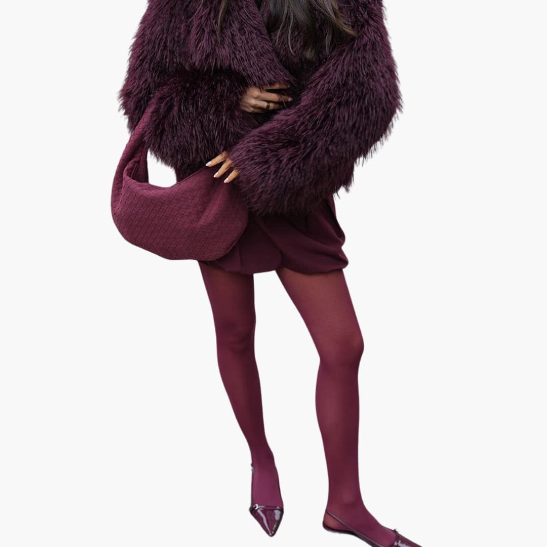Kimberly cropped lapel jacket - collar detail