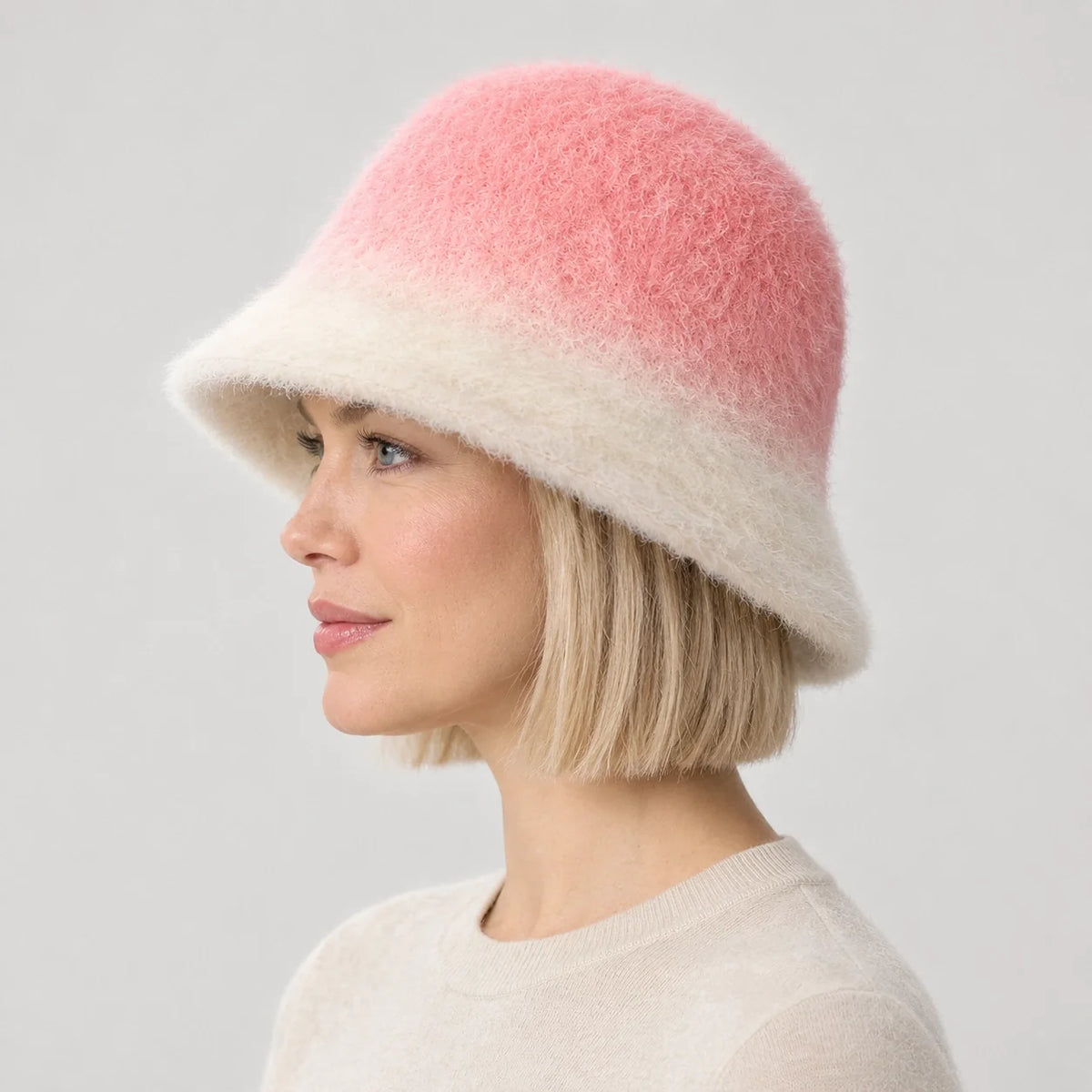 Leofric | Rabbit Fur Bucket Hat