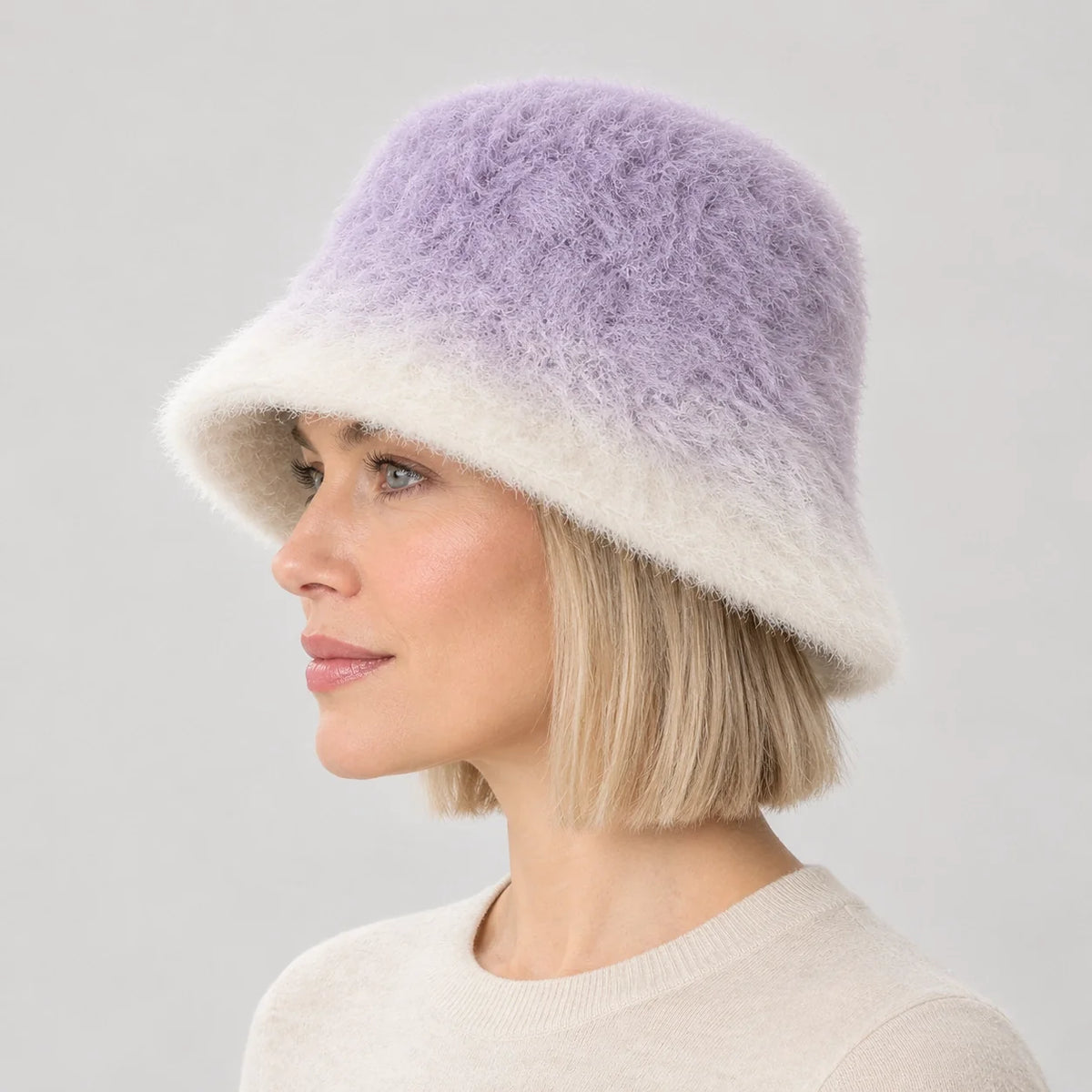 Leofric | Rabbit Fur Bucket Hat