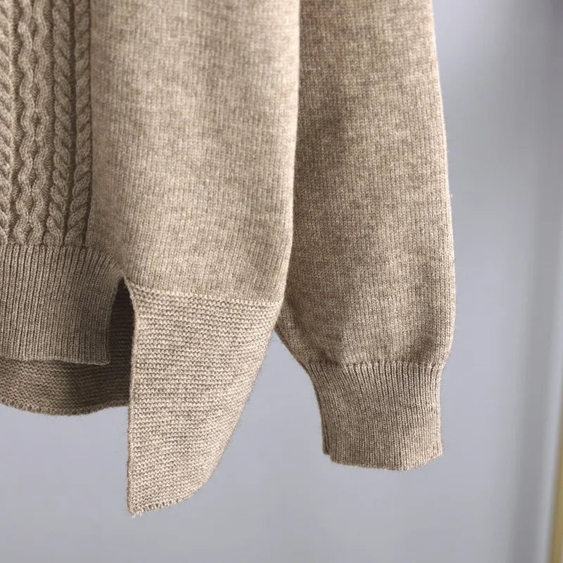 Leontine cable knit loungewear set, view 9