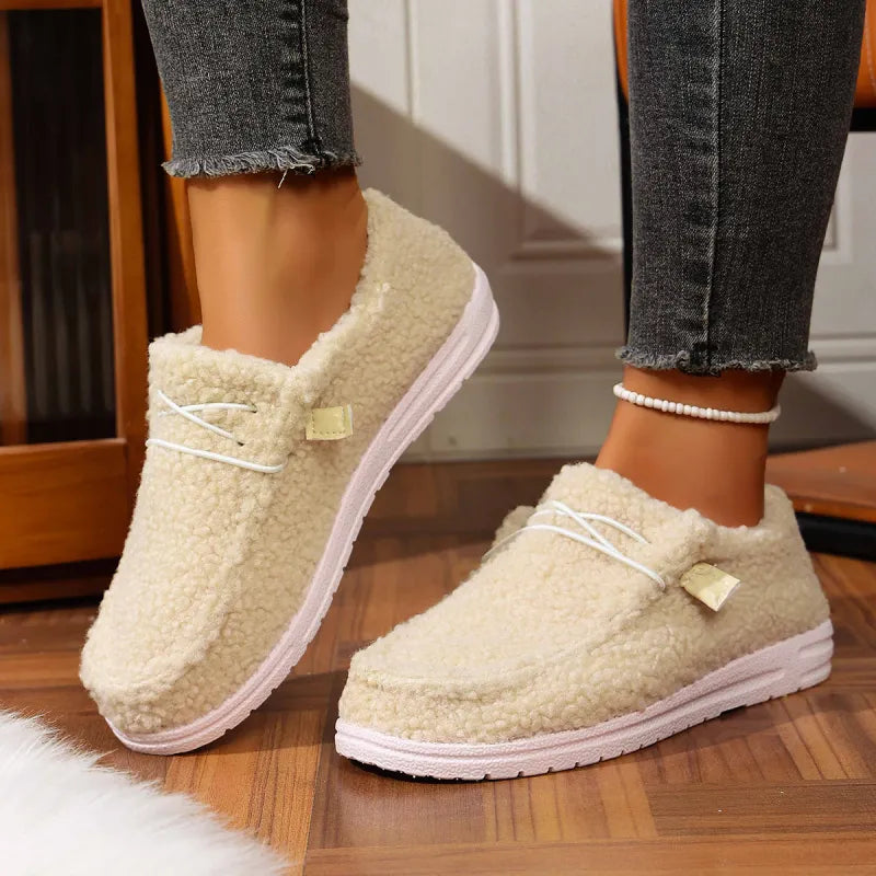 Liesel | Cozy Teddy Fleece Slippers
