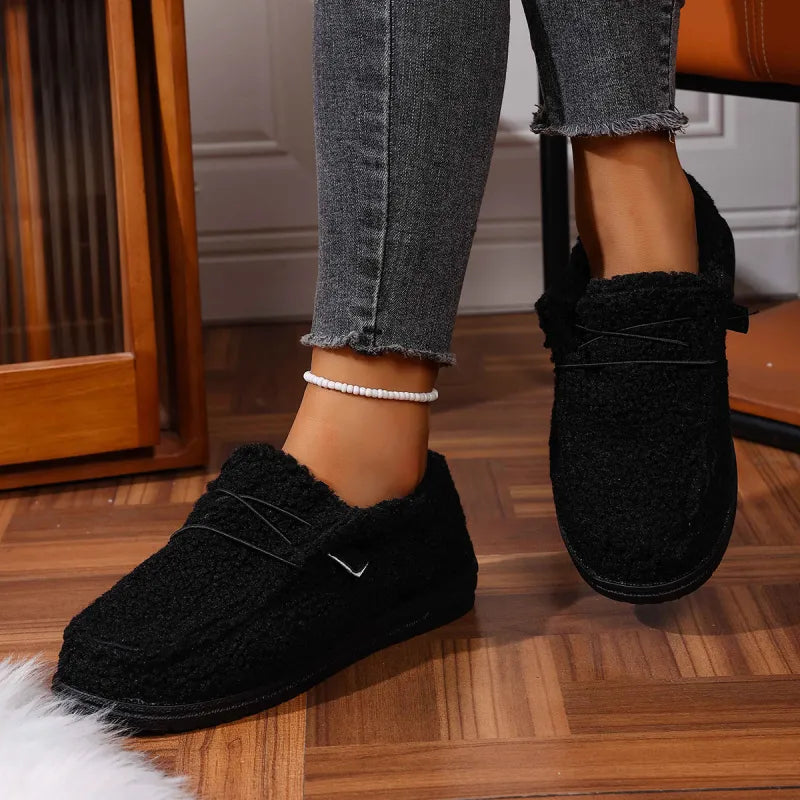 Liesel | Cozy Teddy Fleece Slippers