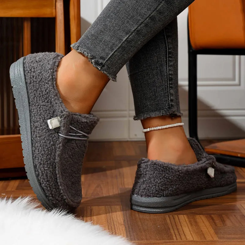 Liesel | Cozy Teddy Fleece Slippers