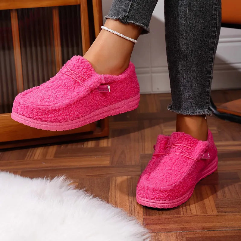 Liesel | Cozy Teddy Fleece Slippers