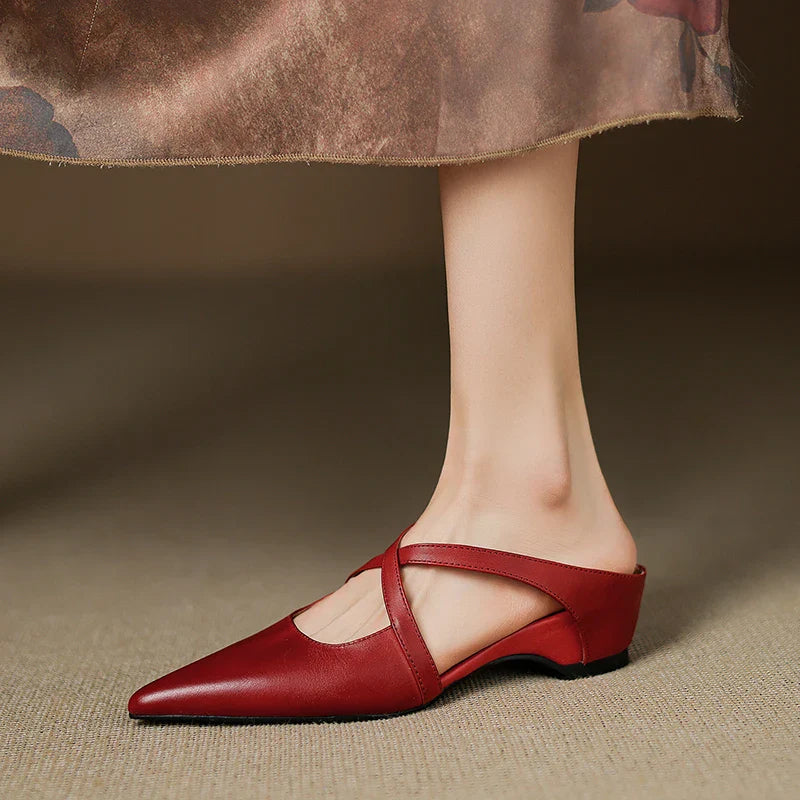 Livia | Genuine Leather Mules