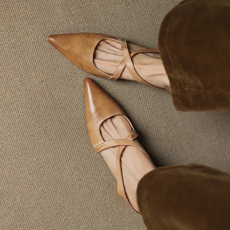 Livia | Genuine Leather Mules