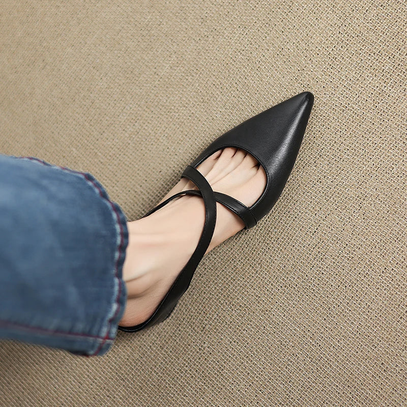 Livia | Genuine Leather Mules