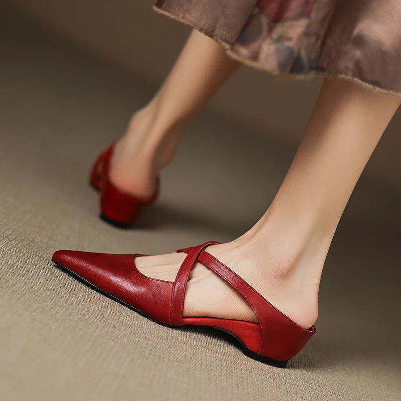 Livia | Genuine Leather Mules
