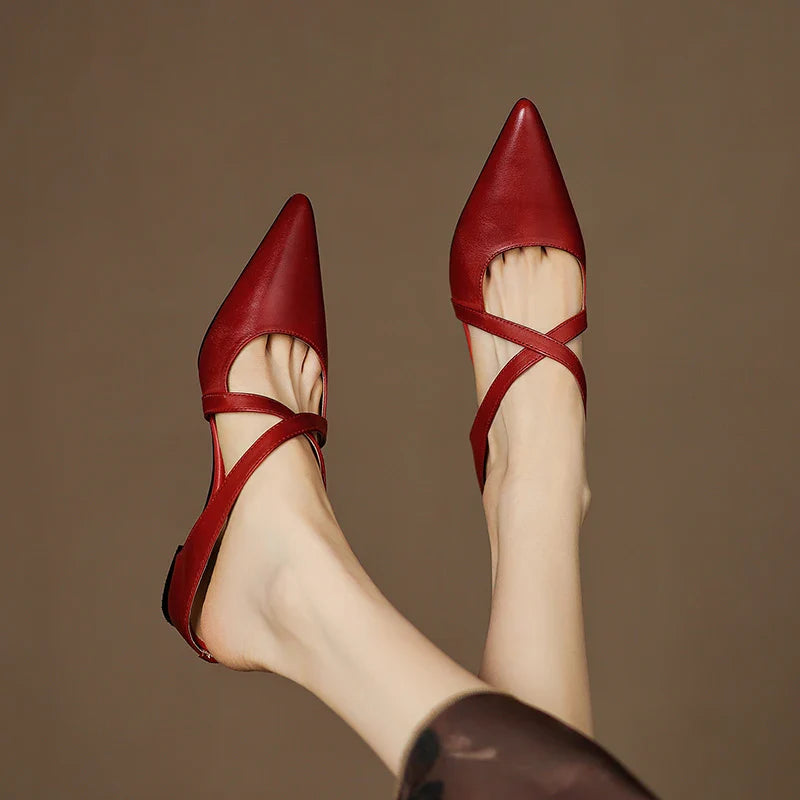Livia | Genuine Leather Mules