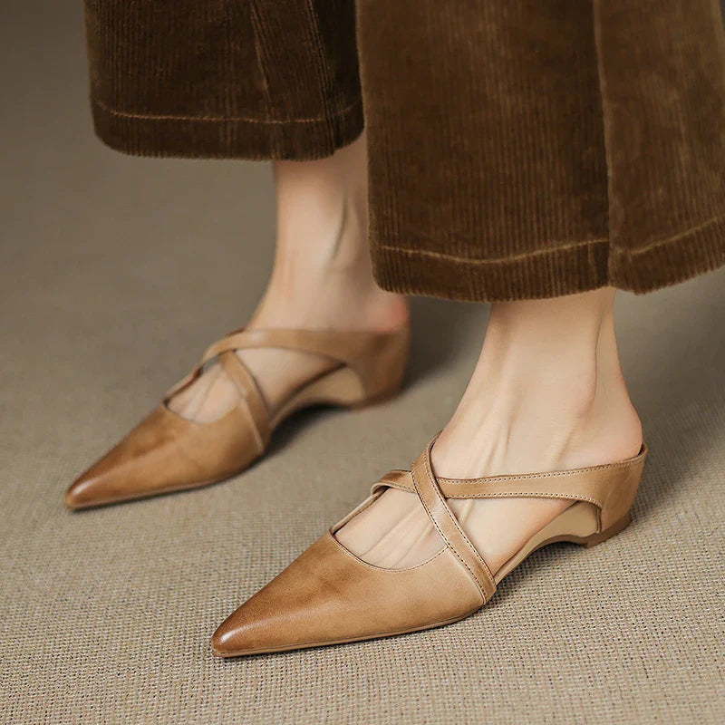Livia | Genuine Leather Mules