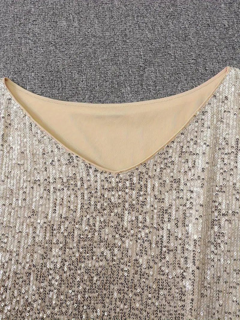 Lorenza | Off Shoulder Sequin Mini Dress