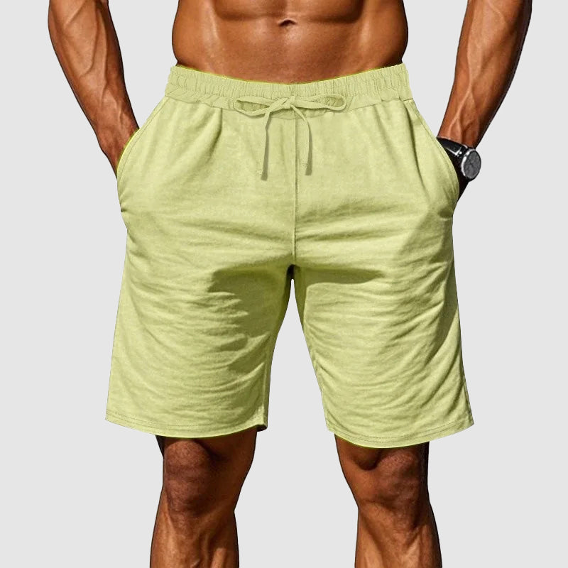 Luca | Cotton Elastic Waist Shorts