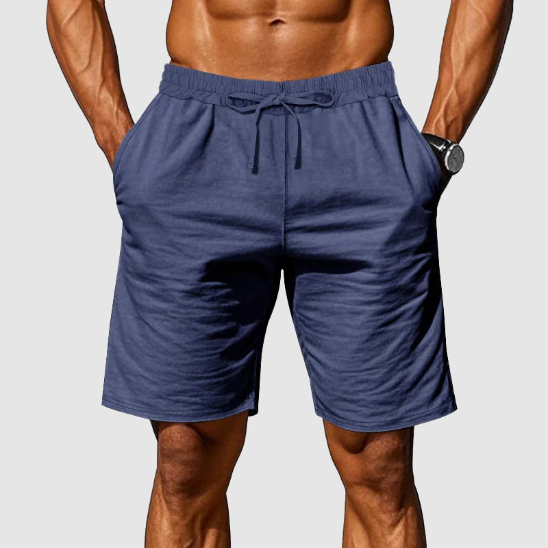 Luca | Cotton Elastic Waist Shorts