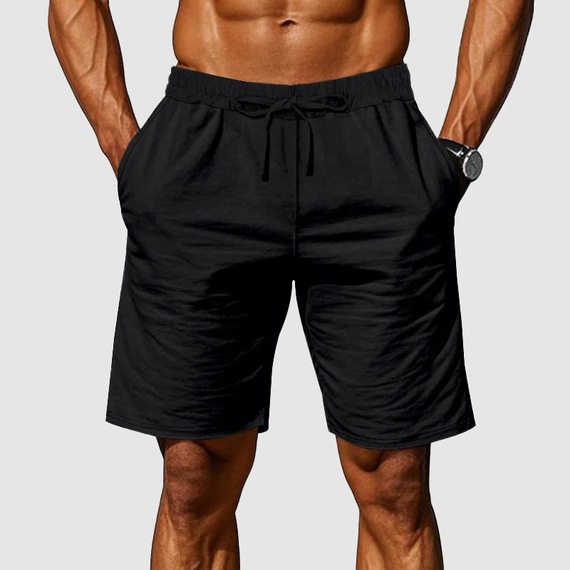 Luca | Cotton Elastic Waist Shorts