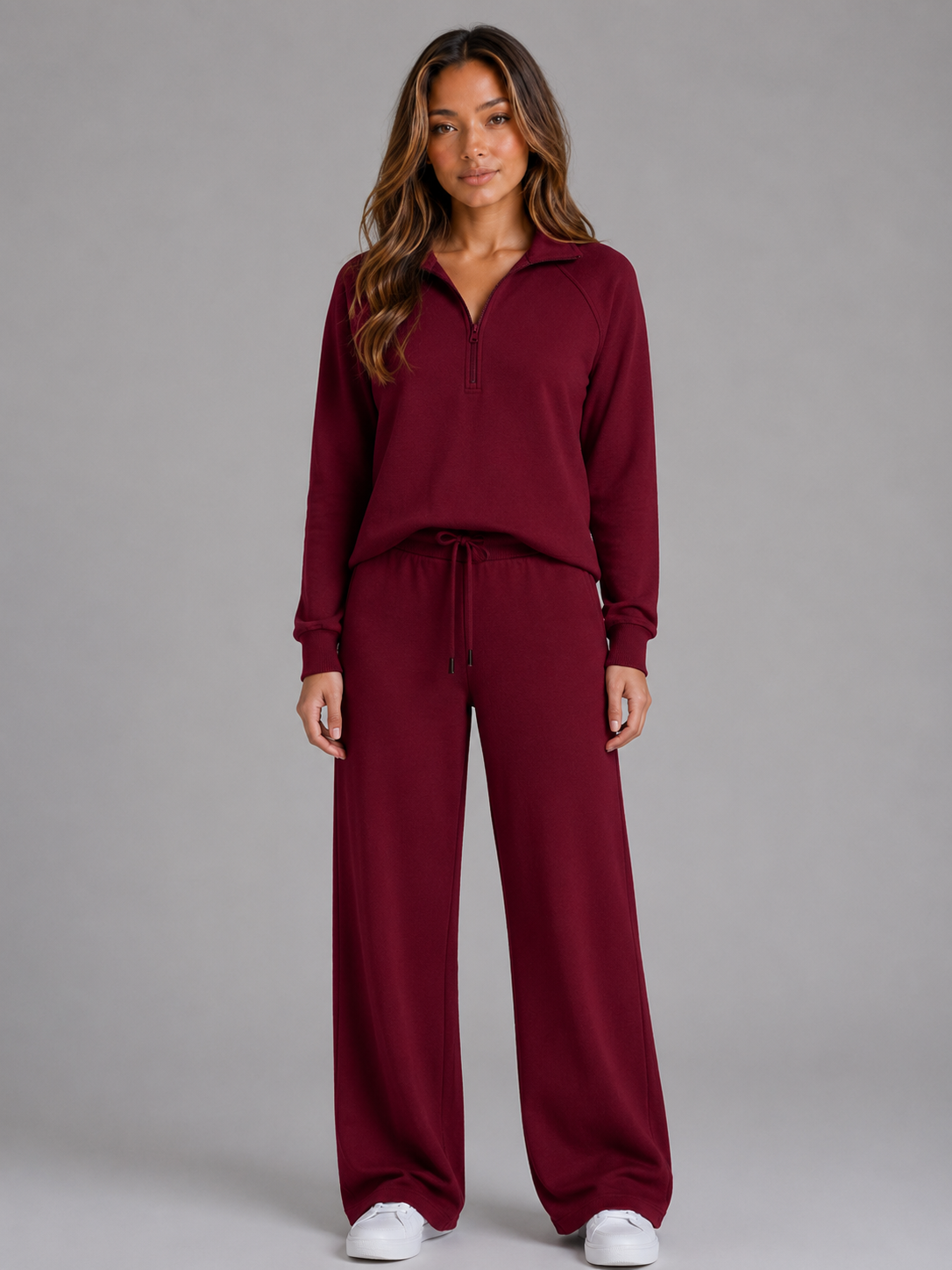 Mabel half zip lounge set two piece co-ord - color options 2