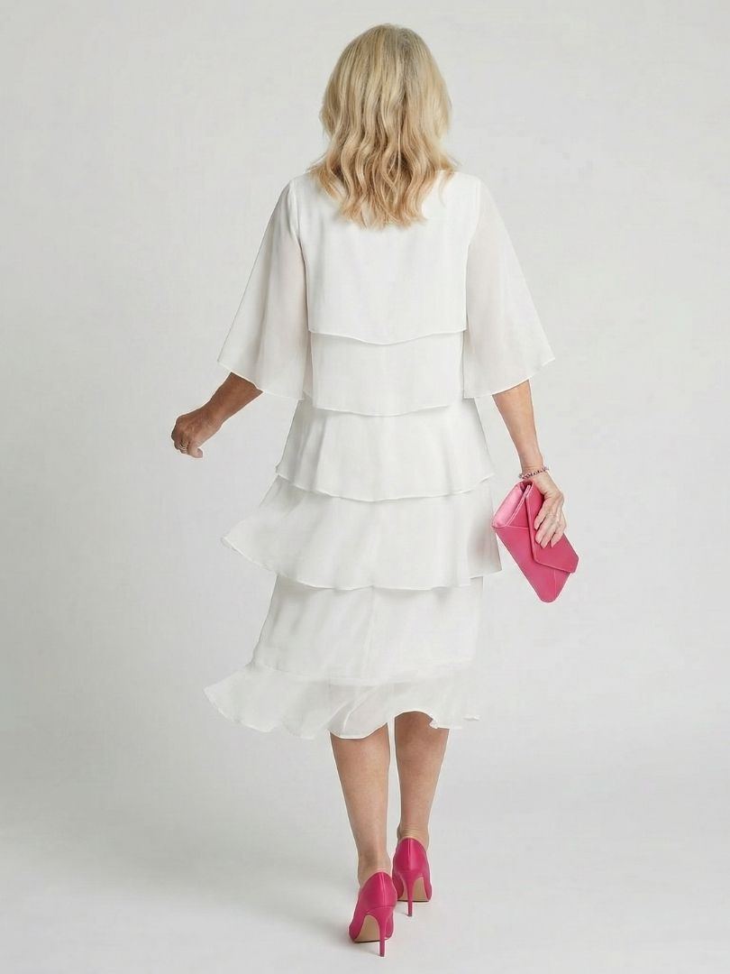 Madison | Women's Tiered Midi Dress