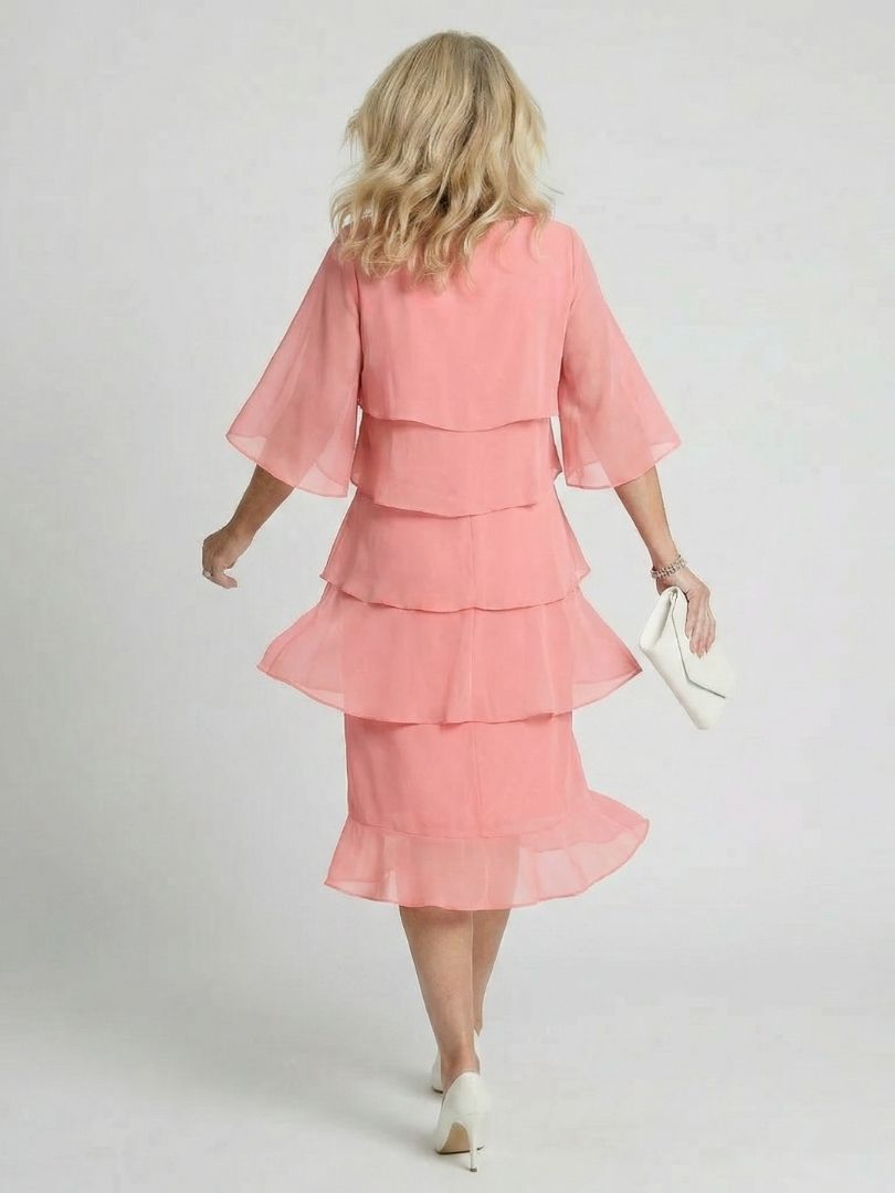 Madison | Women's Tiered Midi Dress