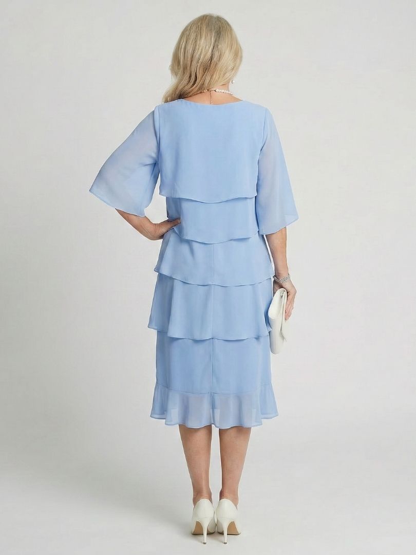 Madison | Women's Tiered Midi Dress