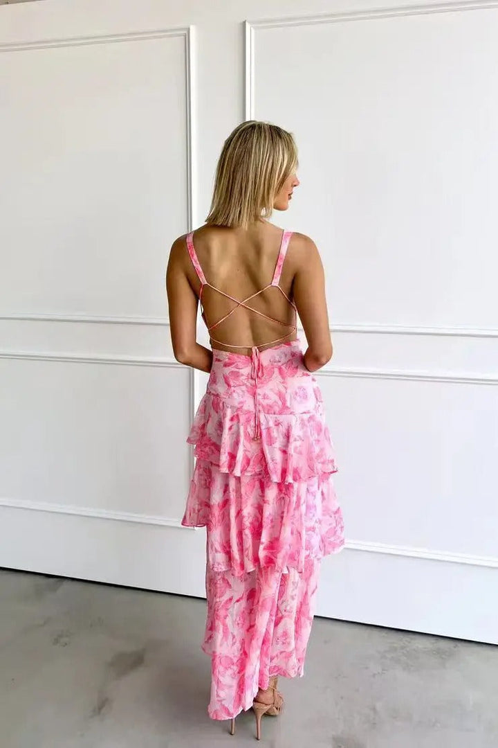 Alana | Floral Tiered Maxi Summer Dress