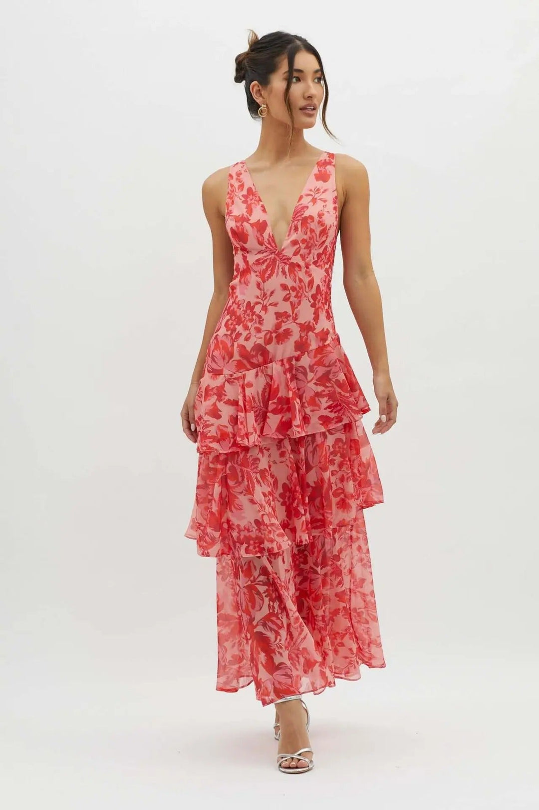 Alana | Floral Tiered Maxi Summer Dress