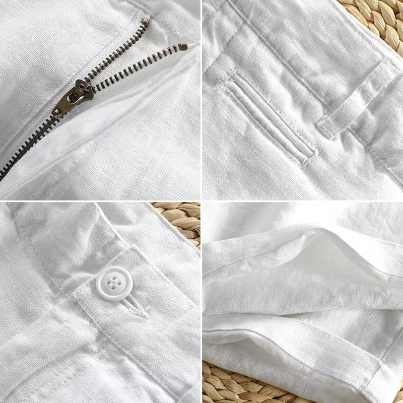 Manuel | Lightweight Linen Summer Shorts