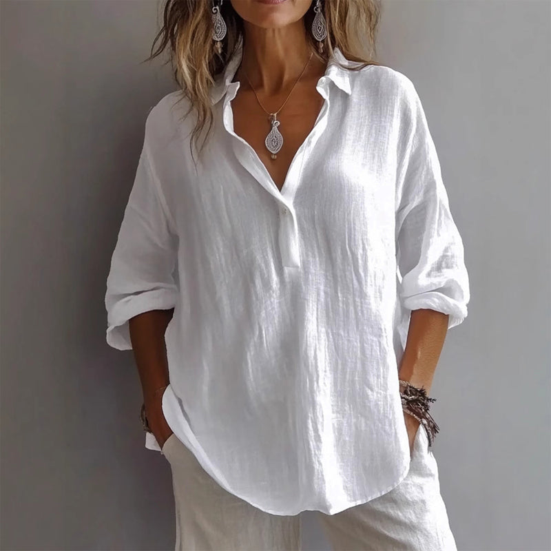 Marcella | Casual Button Placket Shirt