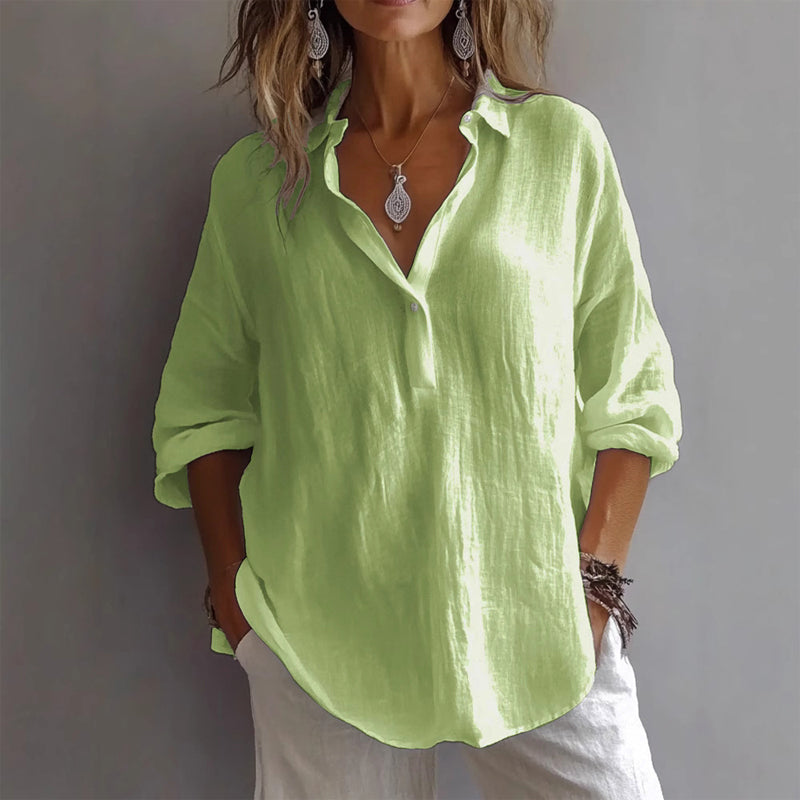 Marcella | Casual Button Placket Shirt