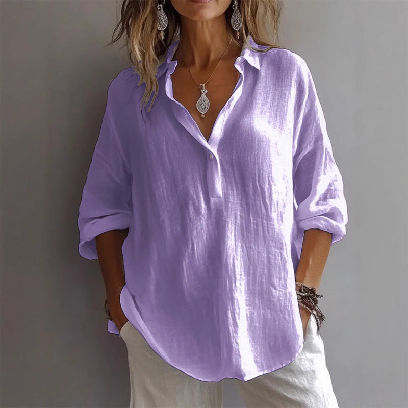 Marcella | Casual Button Placket Shirt