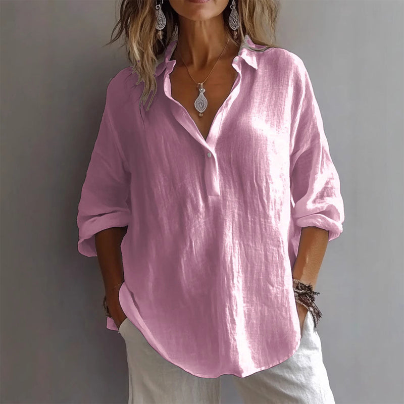 Marcella | Casual Button Placket Shirt