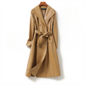 Marcheline | Elegant Sheepskin Trench Coat