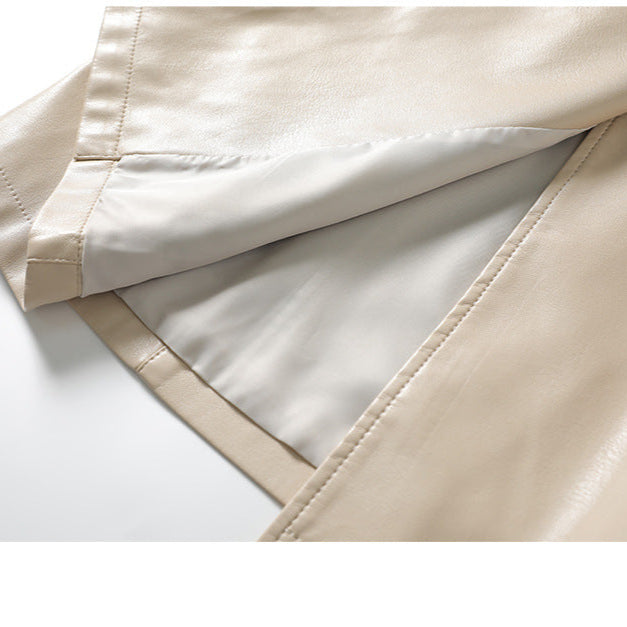 Marcheline | Elegant Sheepskin Trench Coat