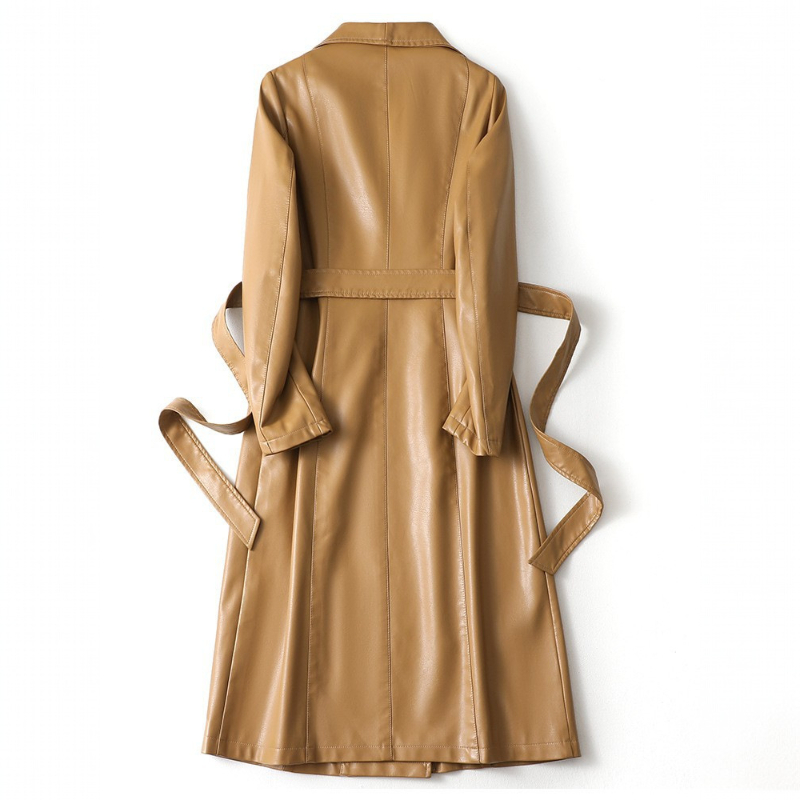 Marcheline | Elegant Sheepskin Trench Coat