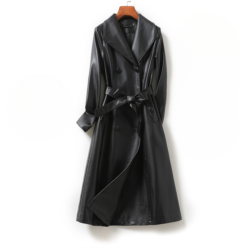 Marcheline | Elegant Sheepskin Trench Coat