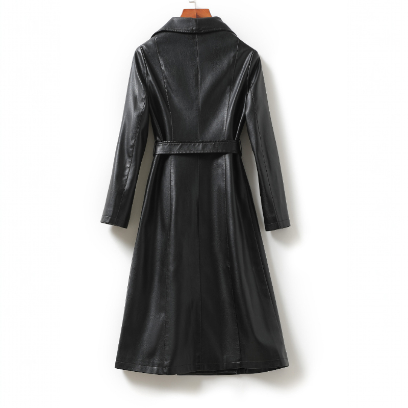 Marcheline | Elegant Sheepskin Trench Coat