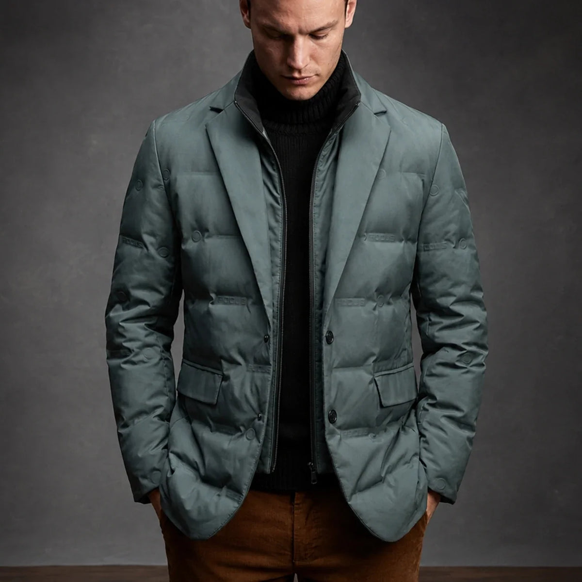 Marco urban down blazer - front view