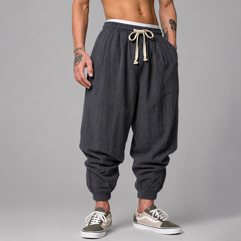 Marcus | Relaxed Drawstring Jogger Pants