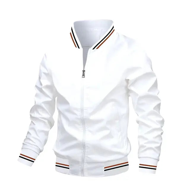 Marcus striped bomber jacket - color options
