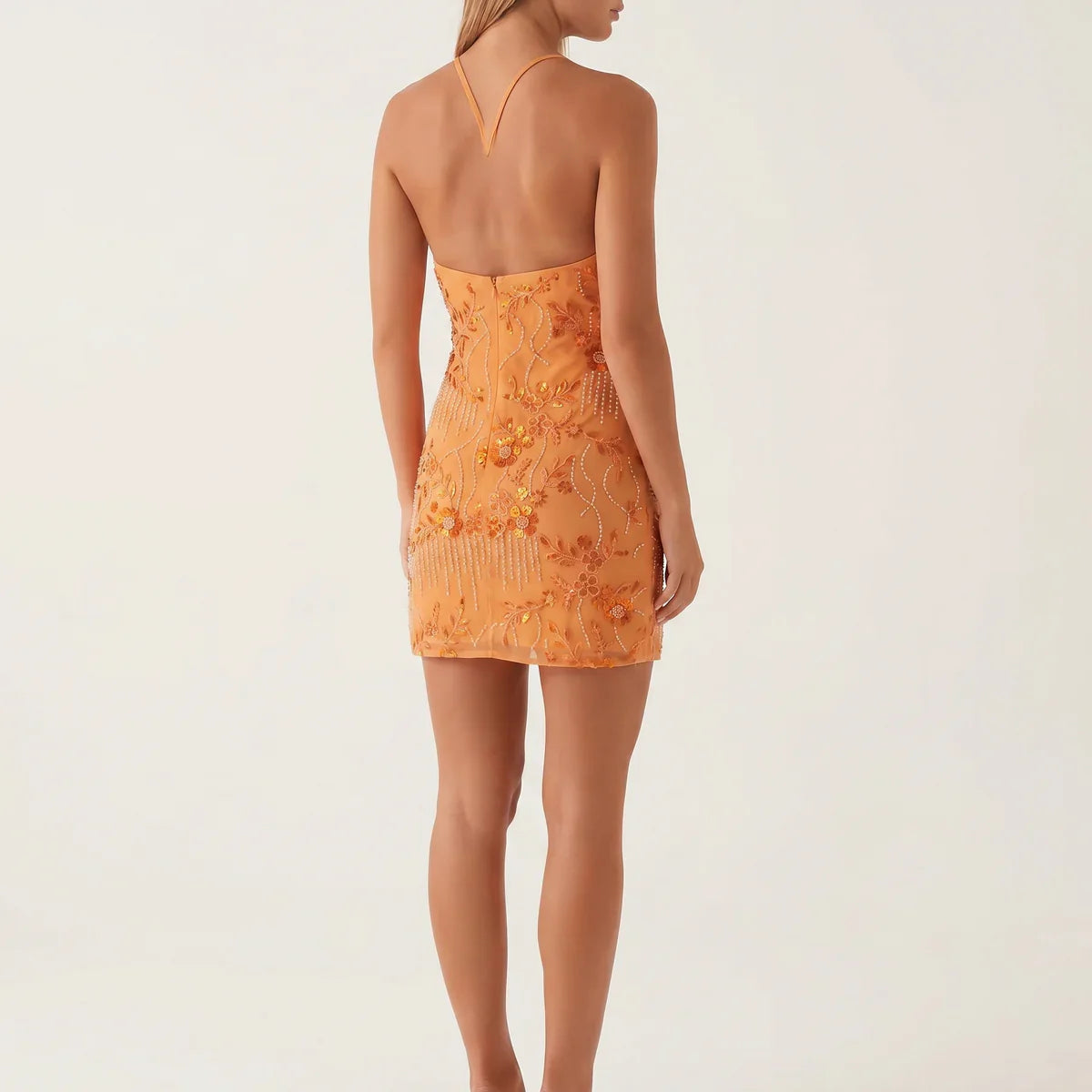 Margarita | Floral Embroidered Mini Dress