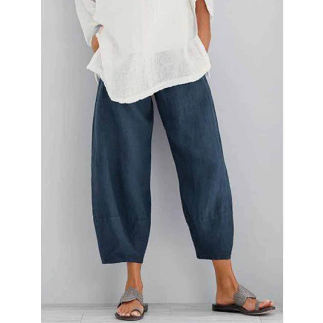 Margot linen leisure pants - styled outfit