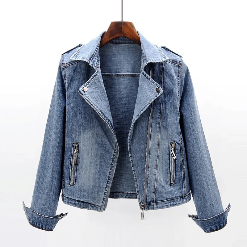 Marisela | Denim Zip Jacket