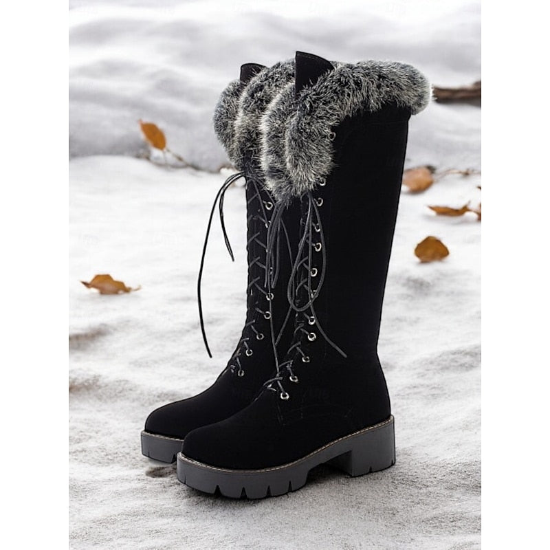 Marisette | Cozy Knee High Snow Boots