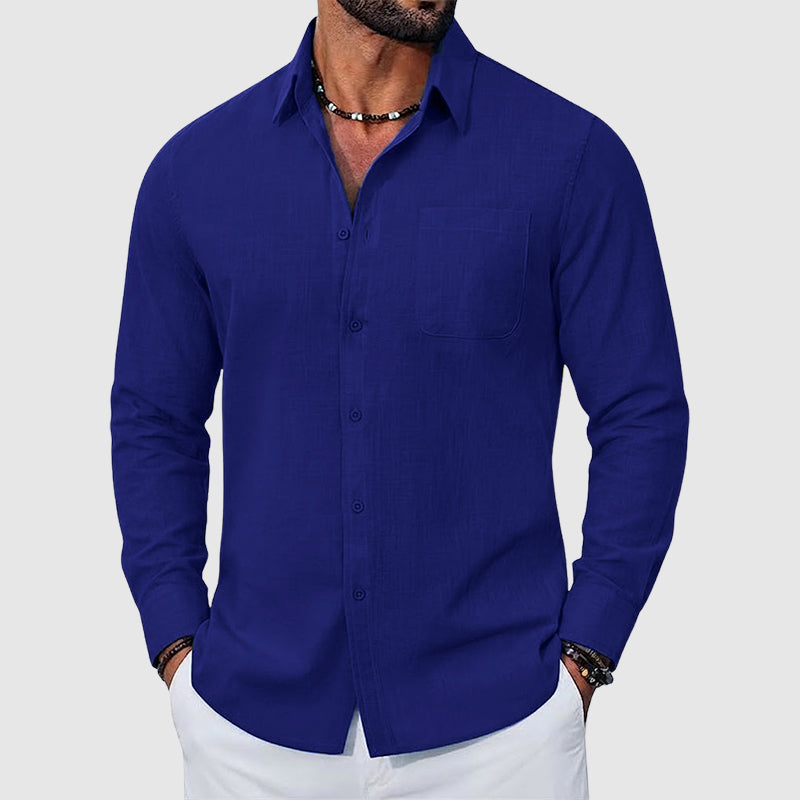 Marley | Linen Blend Relaxed Fit Shirt