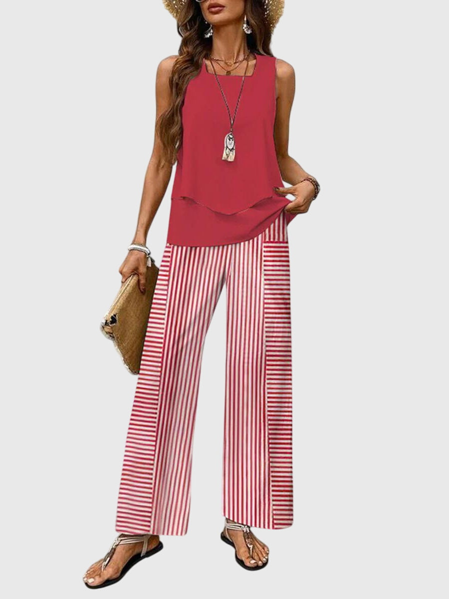 Mary | Wide Leg 2 Piece Set
