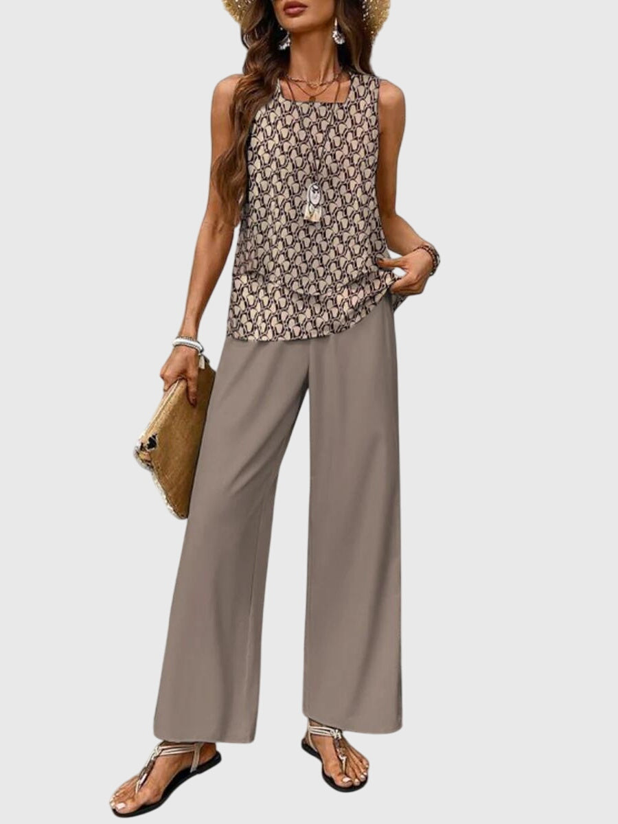 Mary | Wide Leg 2 Piece Set
