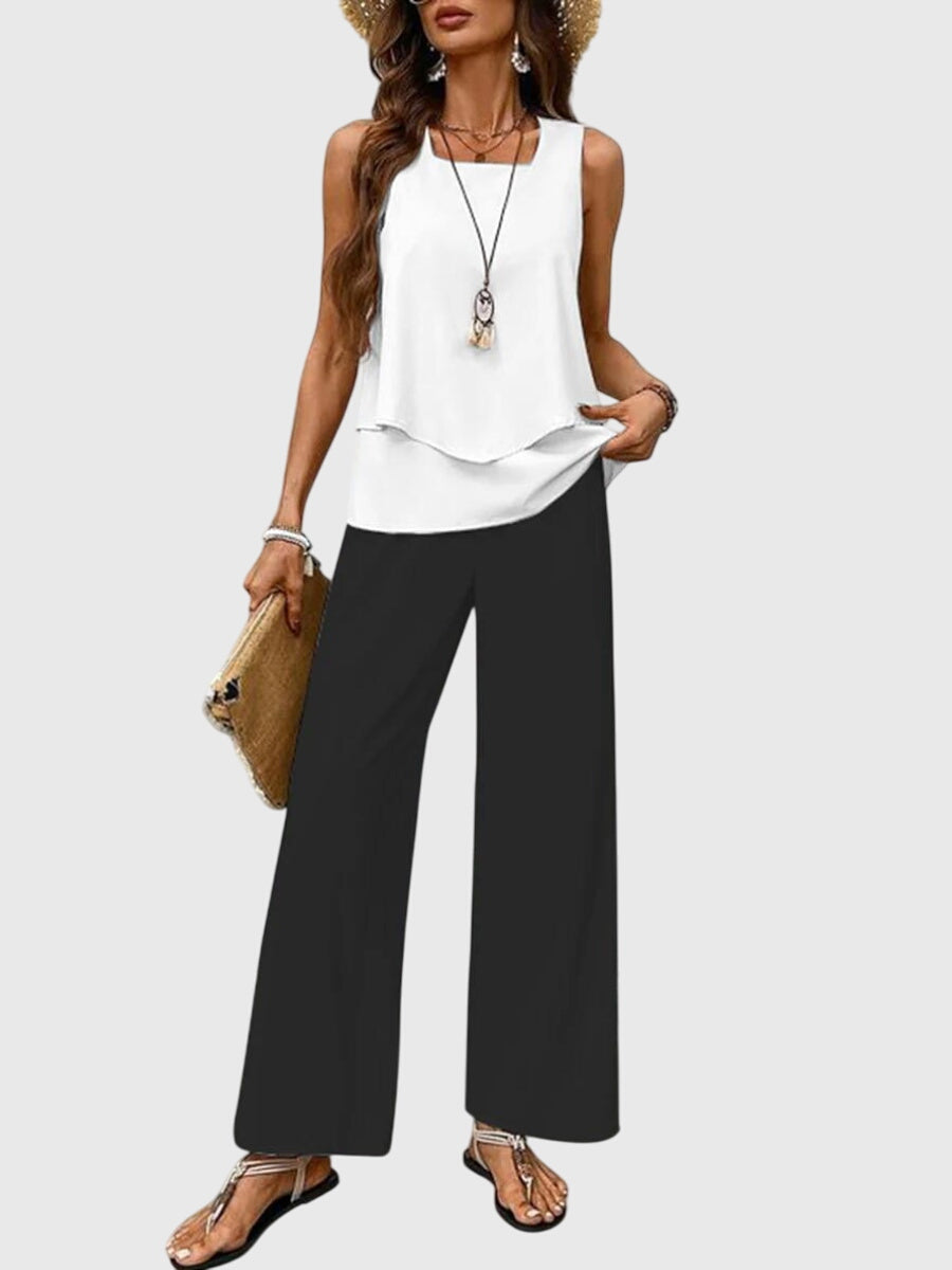 Mary | Wide Leg 2 Piece Set
