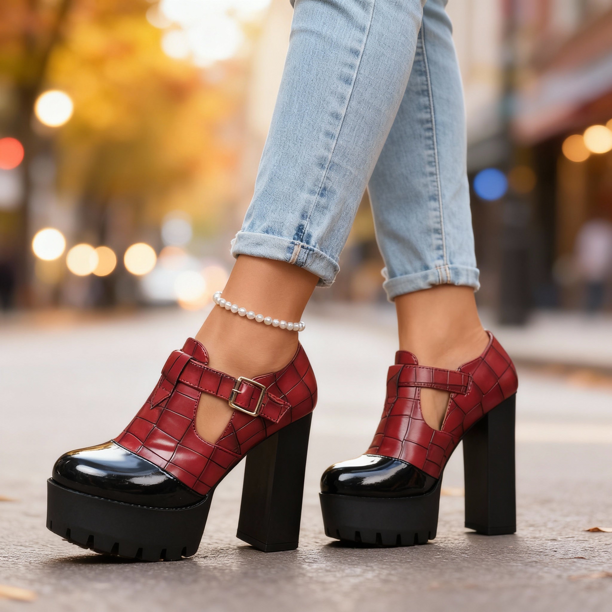 Melody | Platform Mary Jane Heels