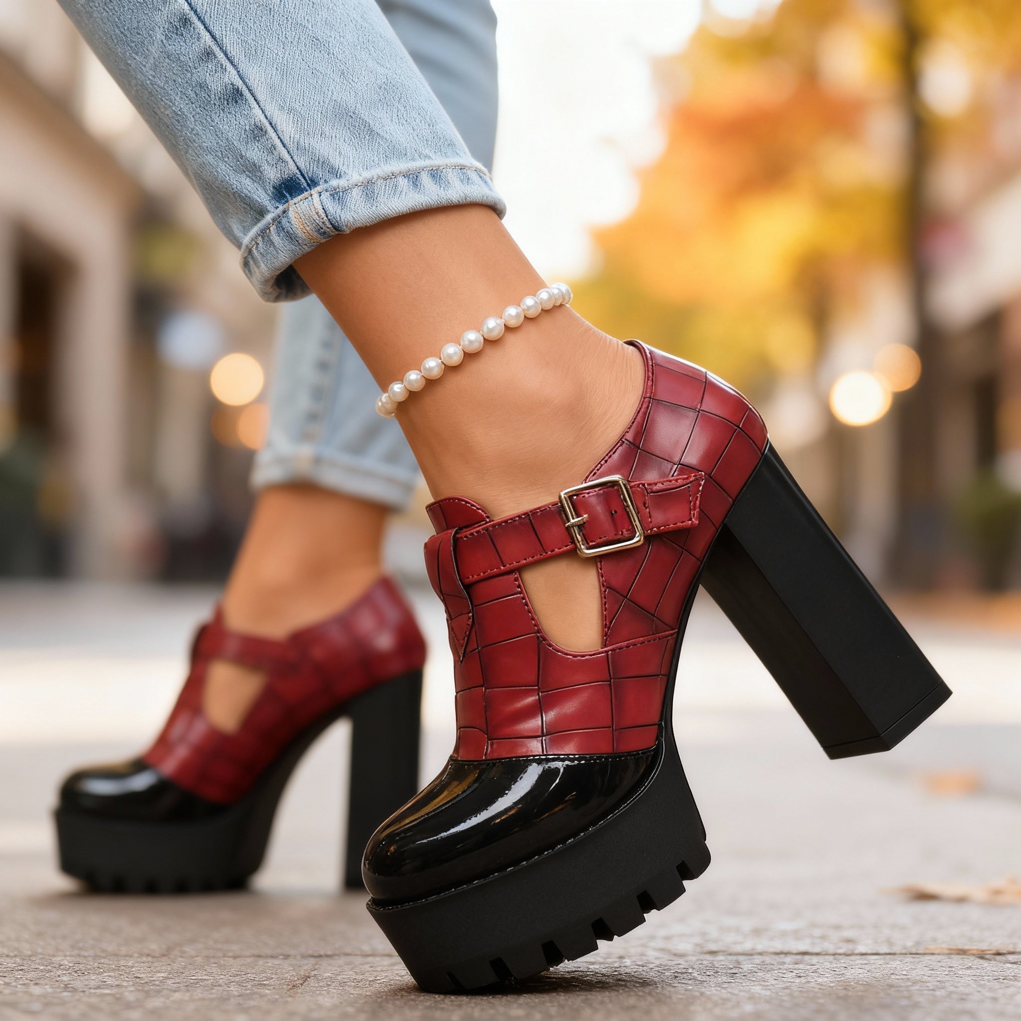 Melody | Platform Mary Jane Heels