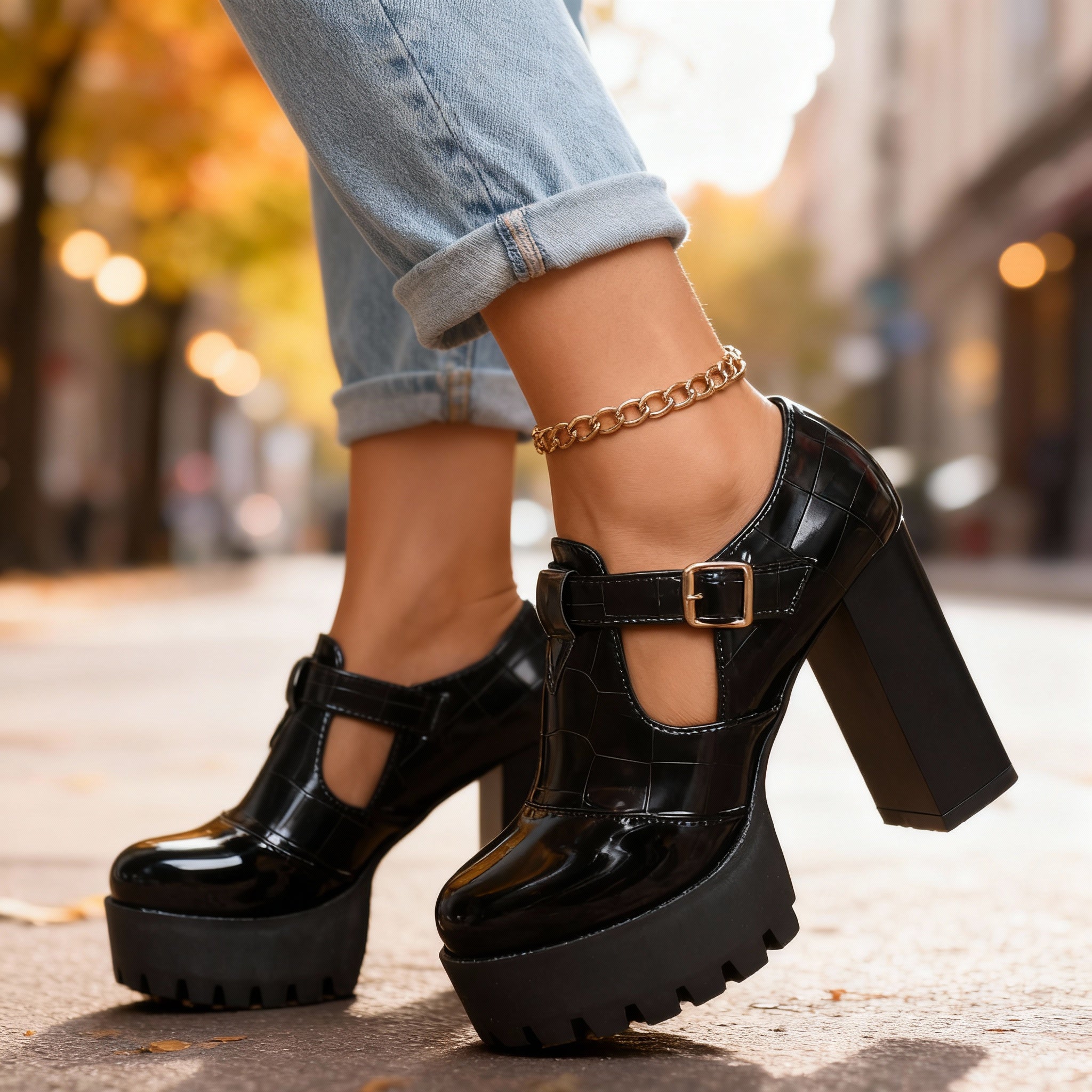 Melody | Platform Mary Jane Heels